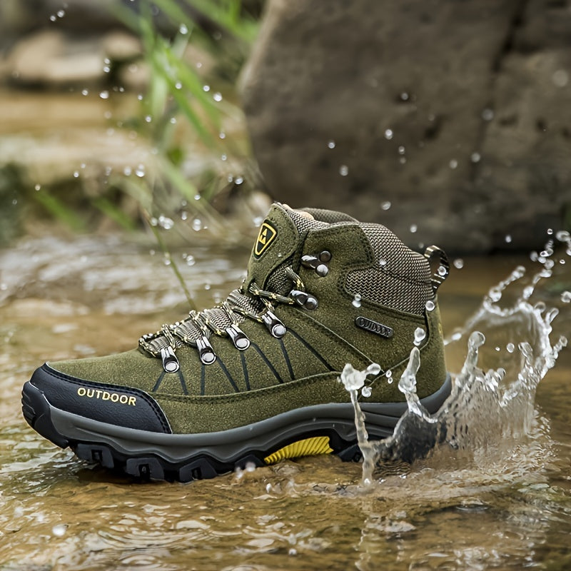 Levoire | Chaussures De Randonnée Imperméables Durables Pour Hommes Vert