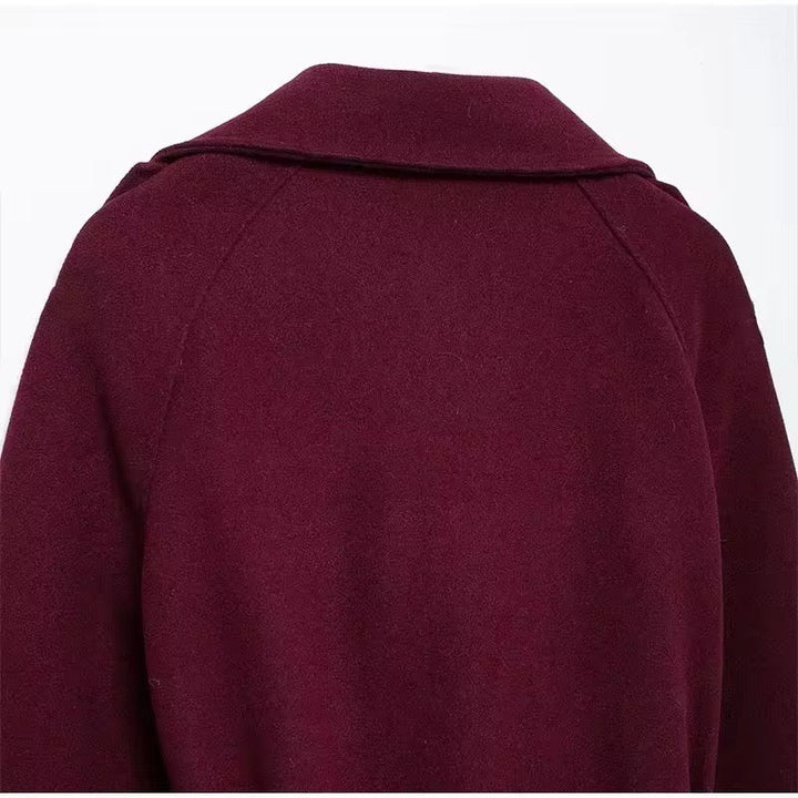 Levoire | Trench-Coat Élégant Couleur Bordeaux