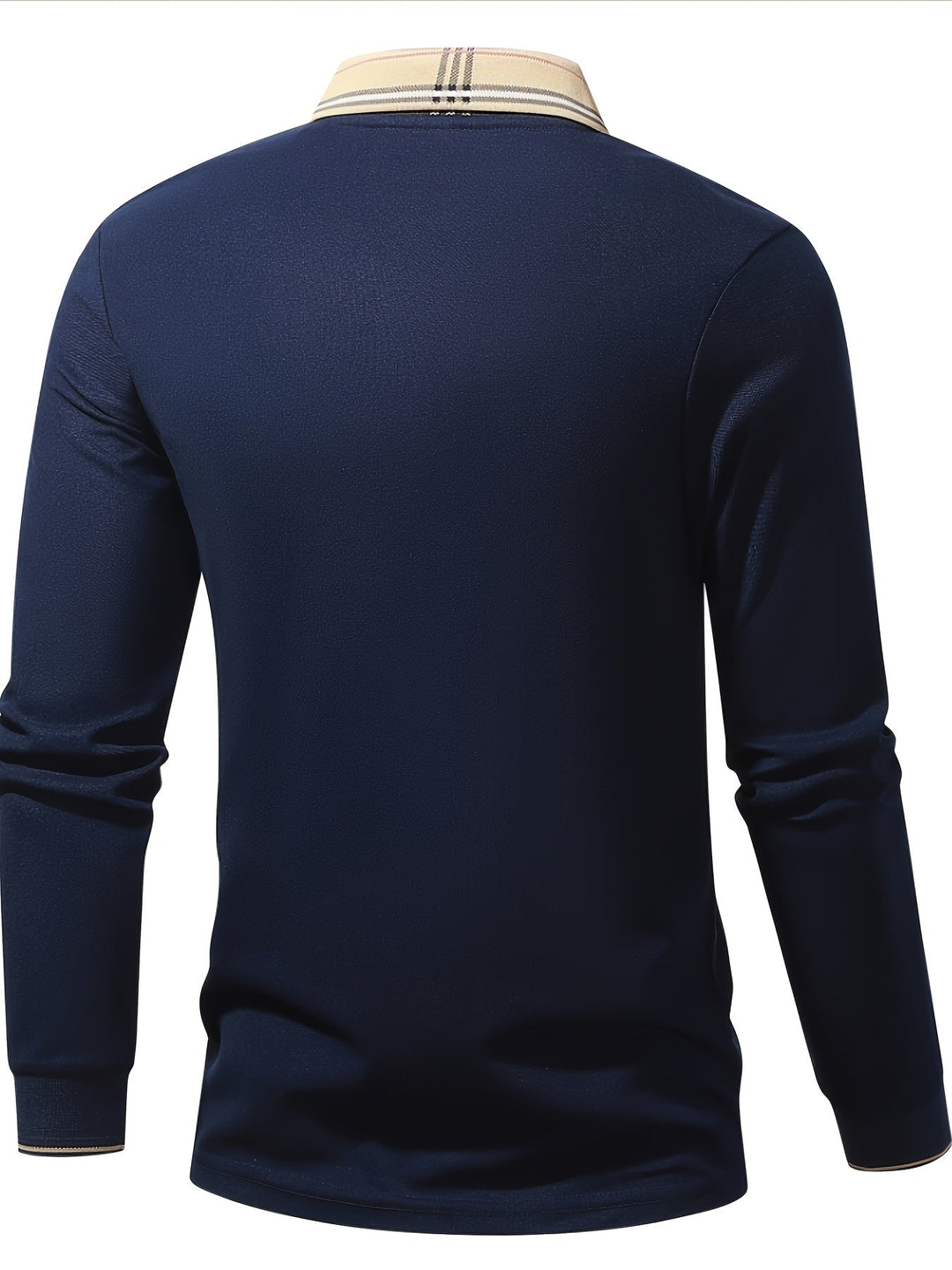 Levoire | Bleu/Noir À Carreaux Chemise Polo Homme