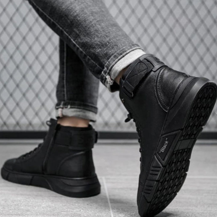 Levoire | Bottes en cuir noires