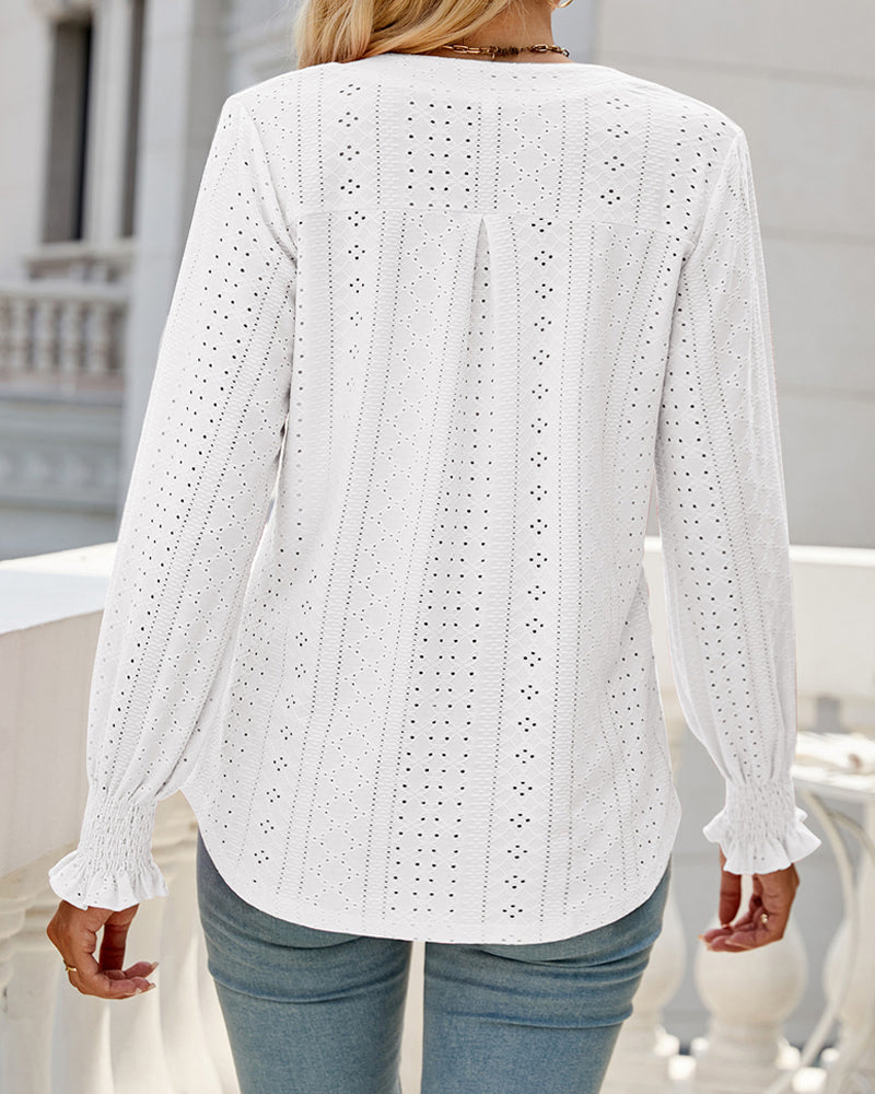 Levoire | Blouse Élégante Avec Détails En Volants