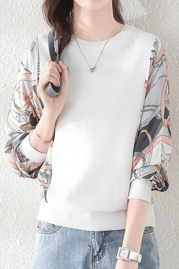 Levoire | PULL AVEC IMPRIMÉ SOUS LES BRAS