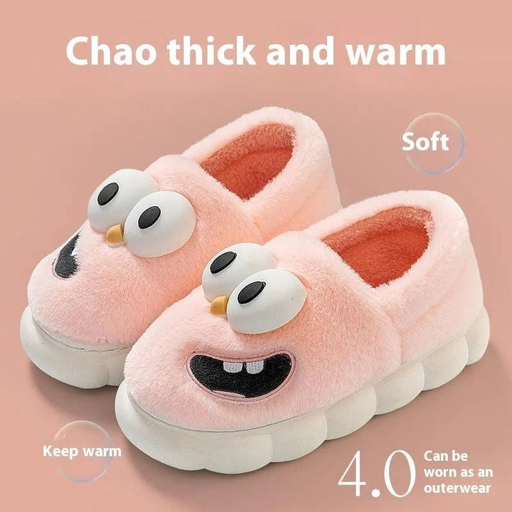 Levoire | Chaussons en laine chaude en coton Rosa