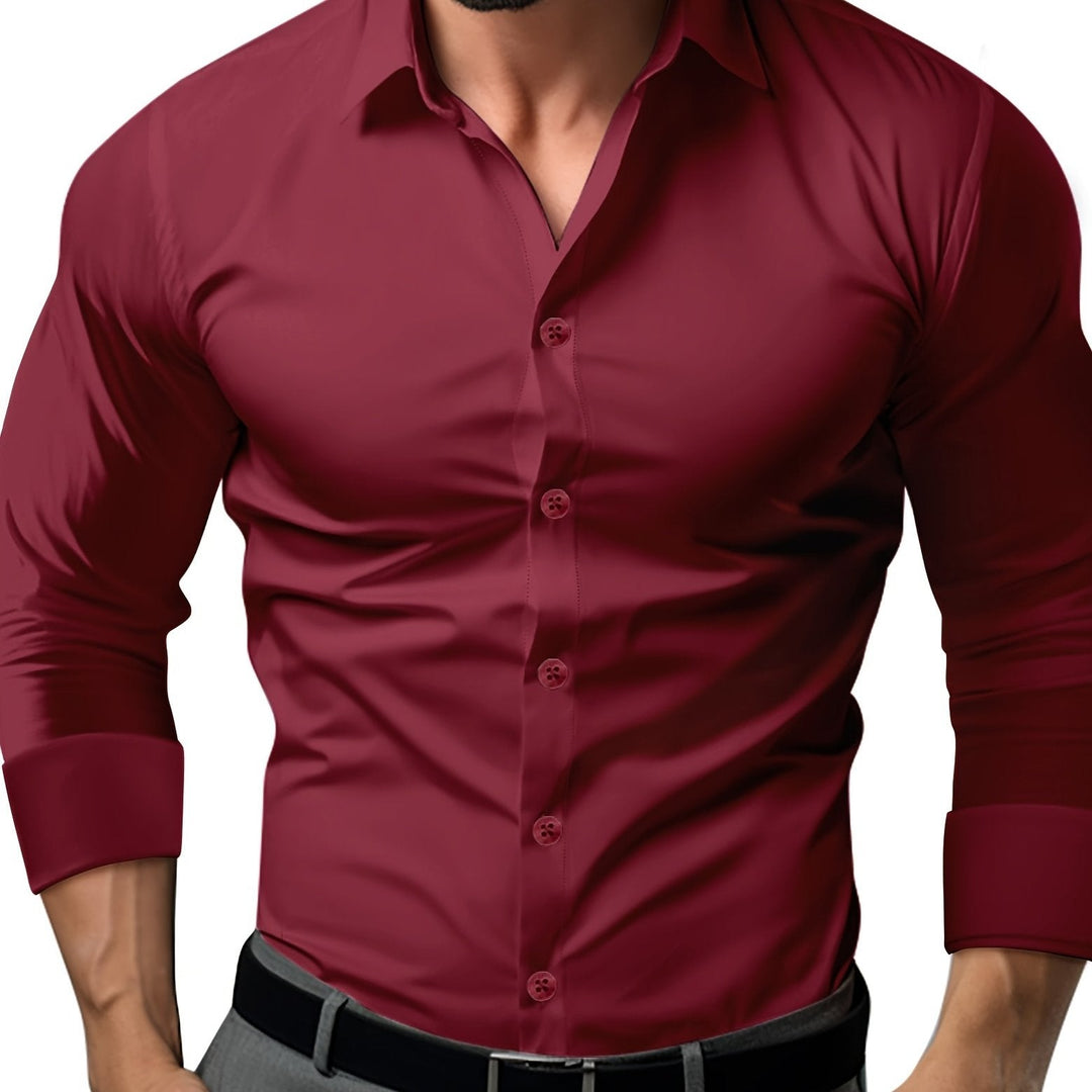 Levoire | T-Shirt Slim Fit Pour Hommes Conçu Dans Une Seule Couleur