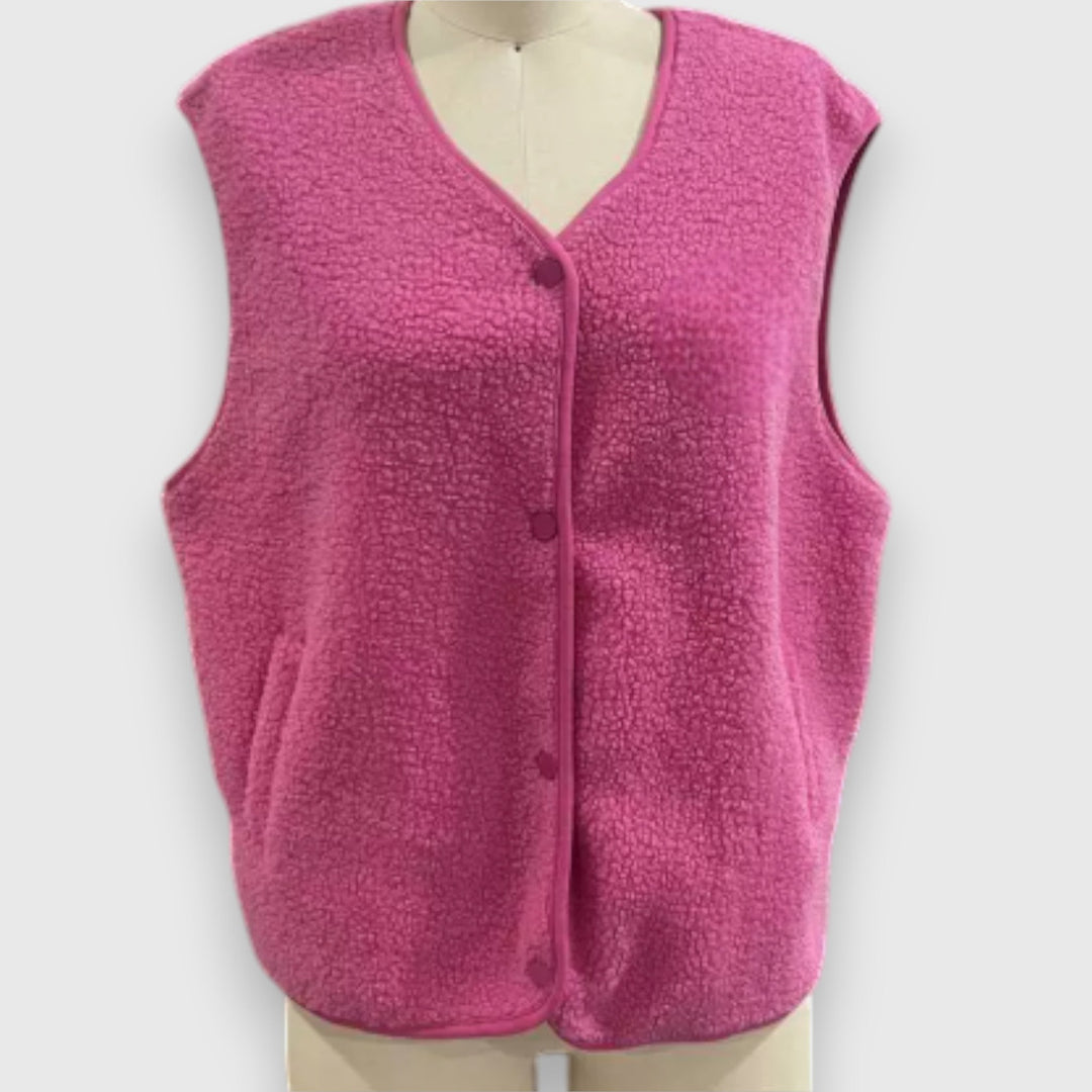 Levoire | Poncho Polaire Douillet Rosa