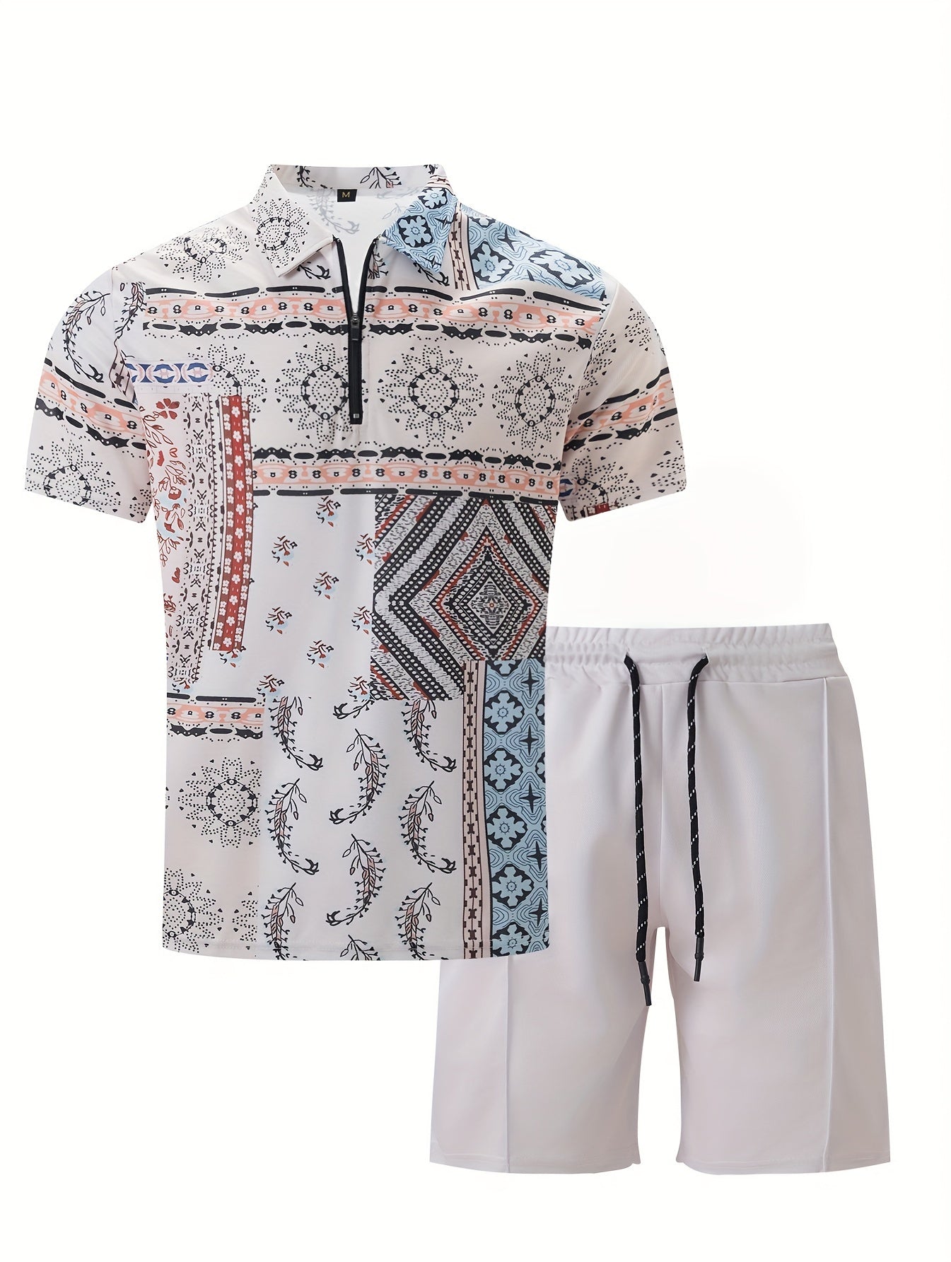 Levoire | Ensemble Paisley À Deux Pièces Pour Hommes D'Été