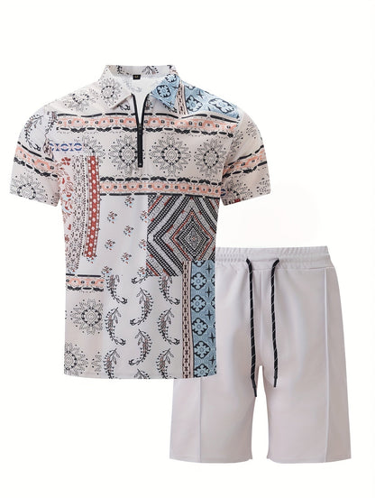 Levoire | Ensemble Paisley À Deux Pièces Pour Hommes D'Été