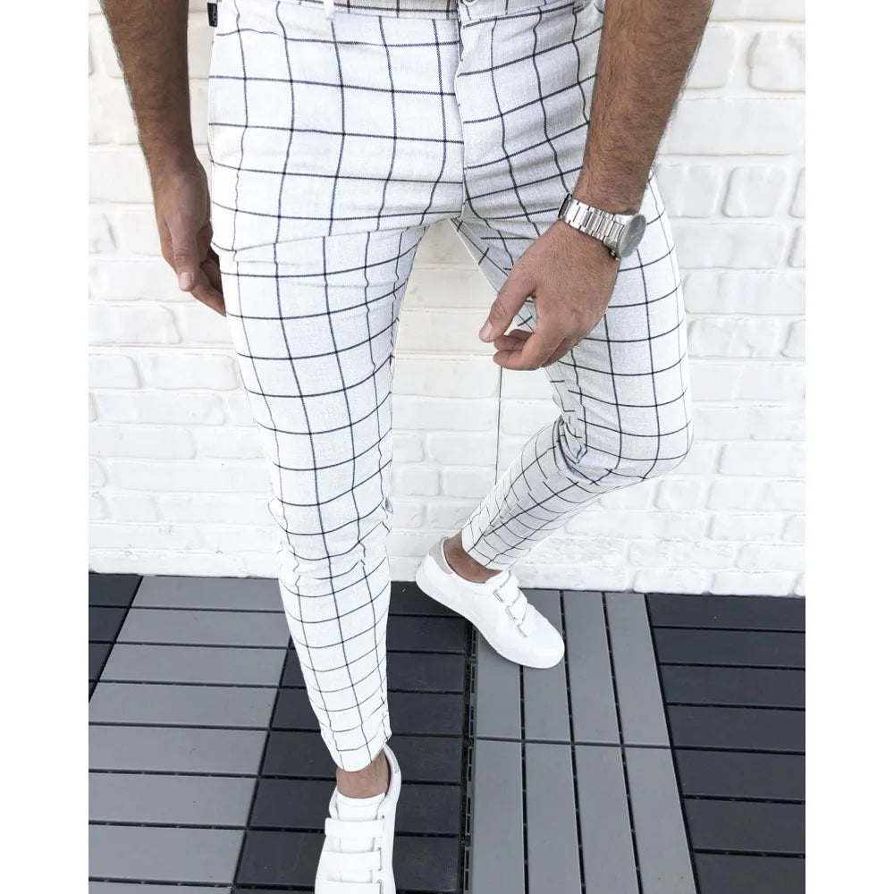 Levoire | Pantalons En Tissu Élégants Blanc