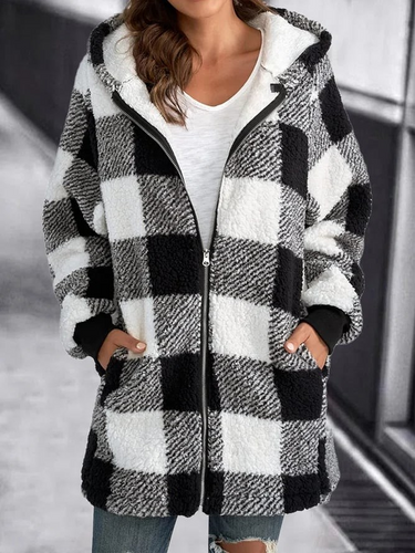 Levoire | Grande Taille Sweat À Capuche En Peluche Décontracté Veste