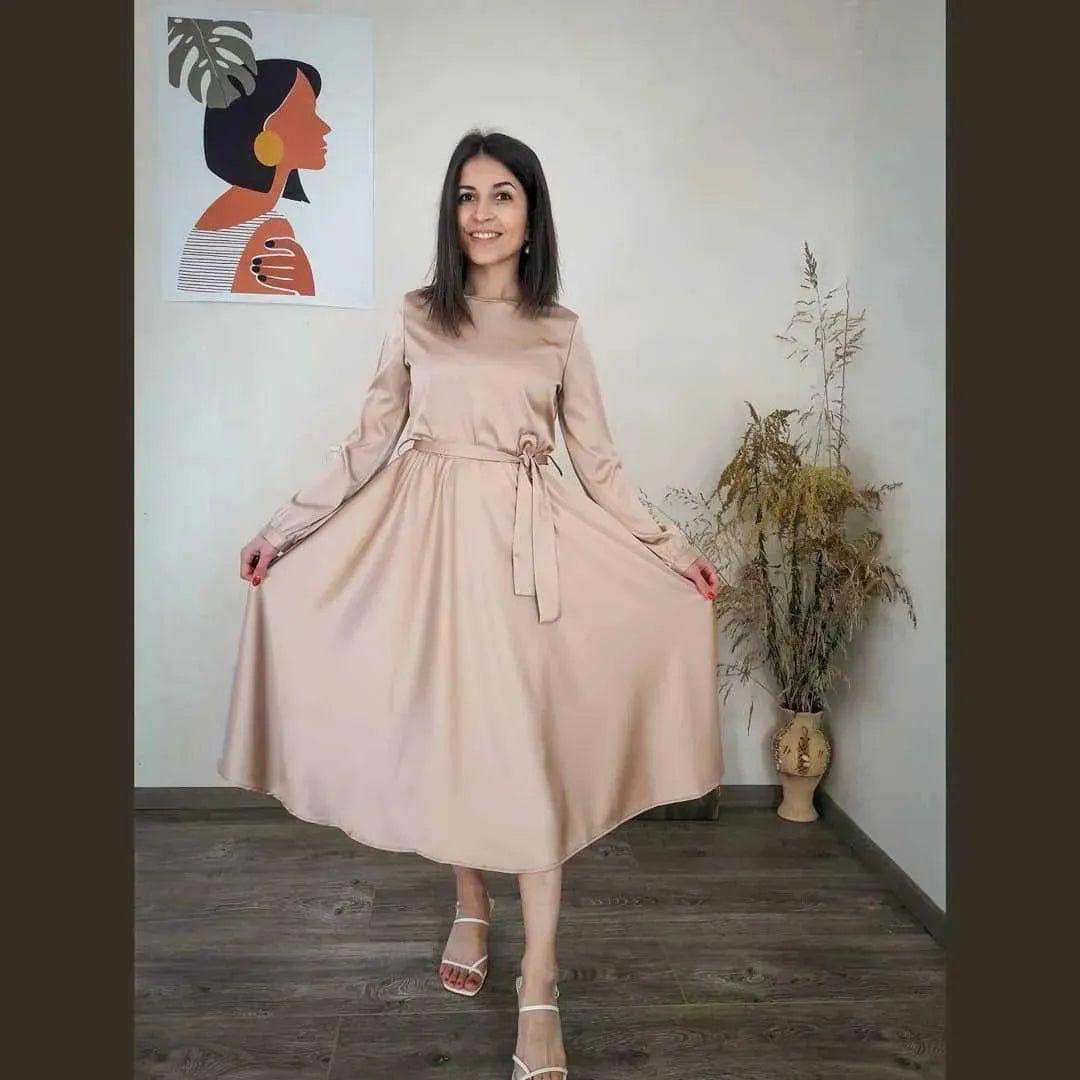 Levoire | Robe en satin pour femmes