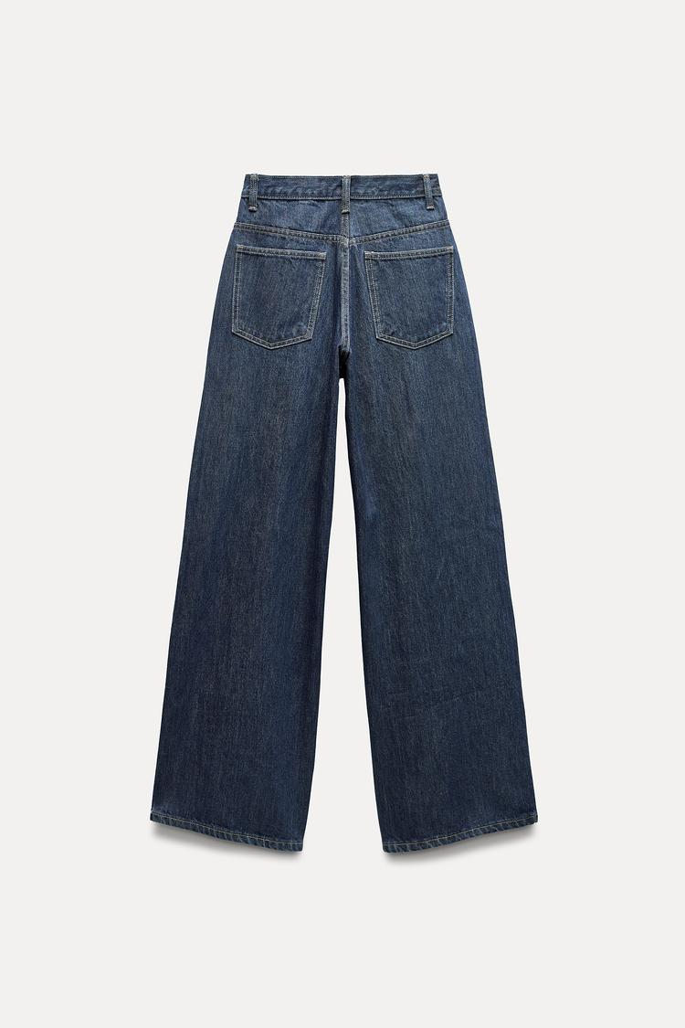 Levoire | Taille Haute Ample Forme Ajustée Crossover Bund Jeans