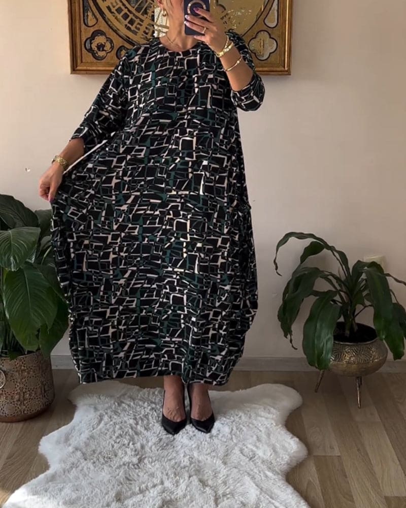 Levoire | Robe De Style Rétro À Manches Longues