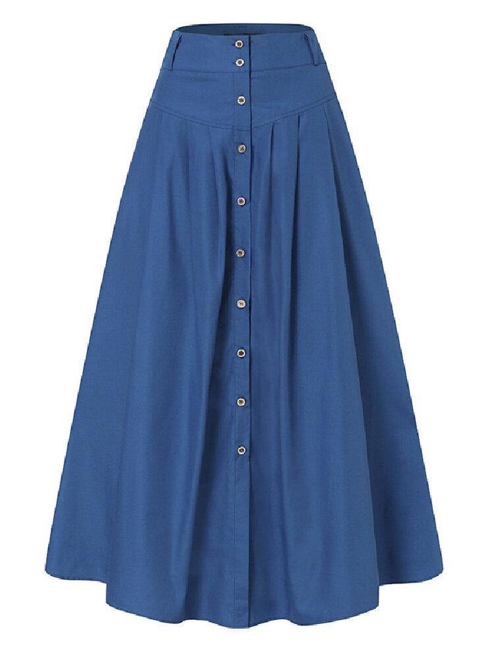 Levoire | Jupe longue uniforme à poches
