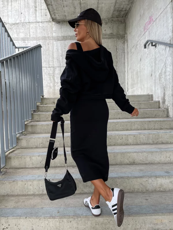 Levoire | Robe En Tricot Élégante Et Pull En Tricot Se