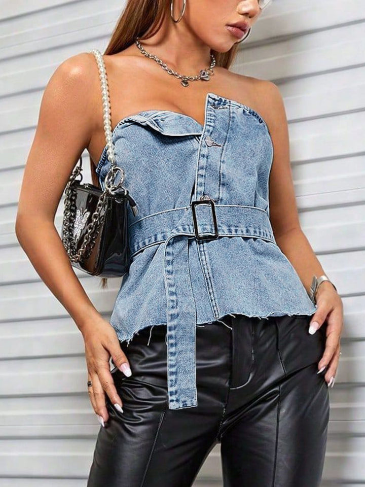 Levoire | Jeans Croisés Large Avec Poches