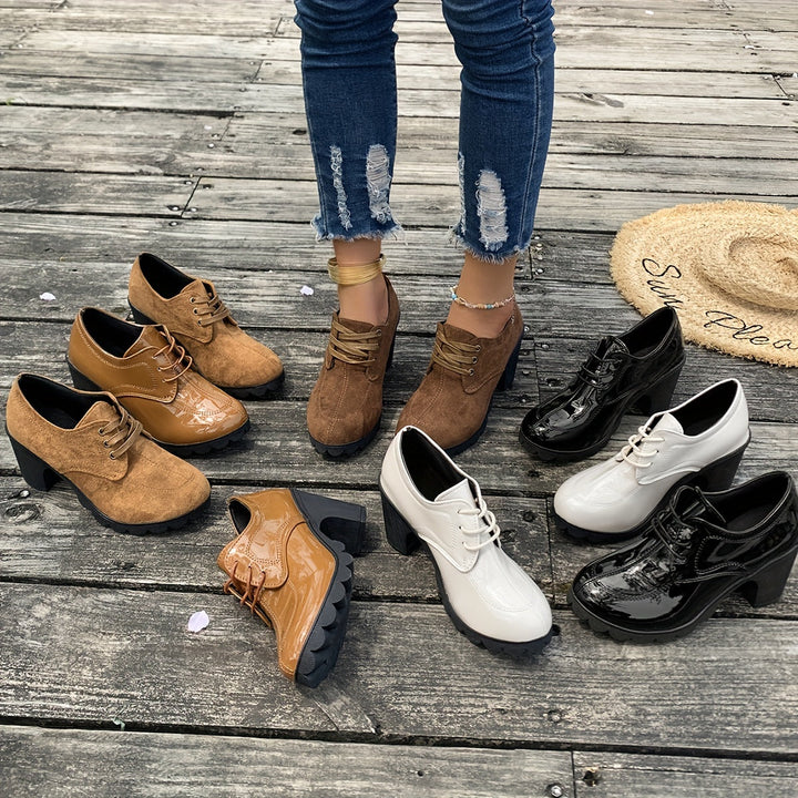 Levoire | Retro Épaisses Bottes À Talons