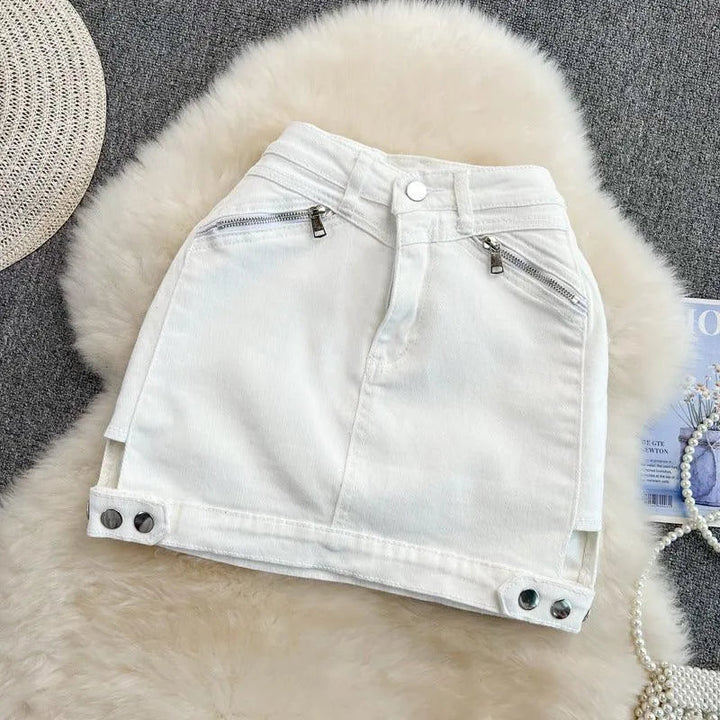 Levoire | Jupe étroite pour femme taille haute Blanc