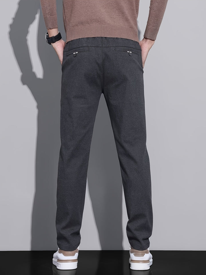 Levoire | Slim Fit Pantalon De Loisirs Pour Hommes En Tissu Respirant Et Élastique