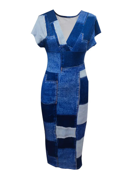 Levoire | Robe Décontractée, À Manches Courtes, Ajustée