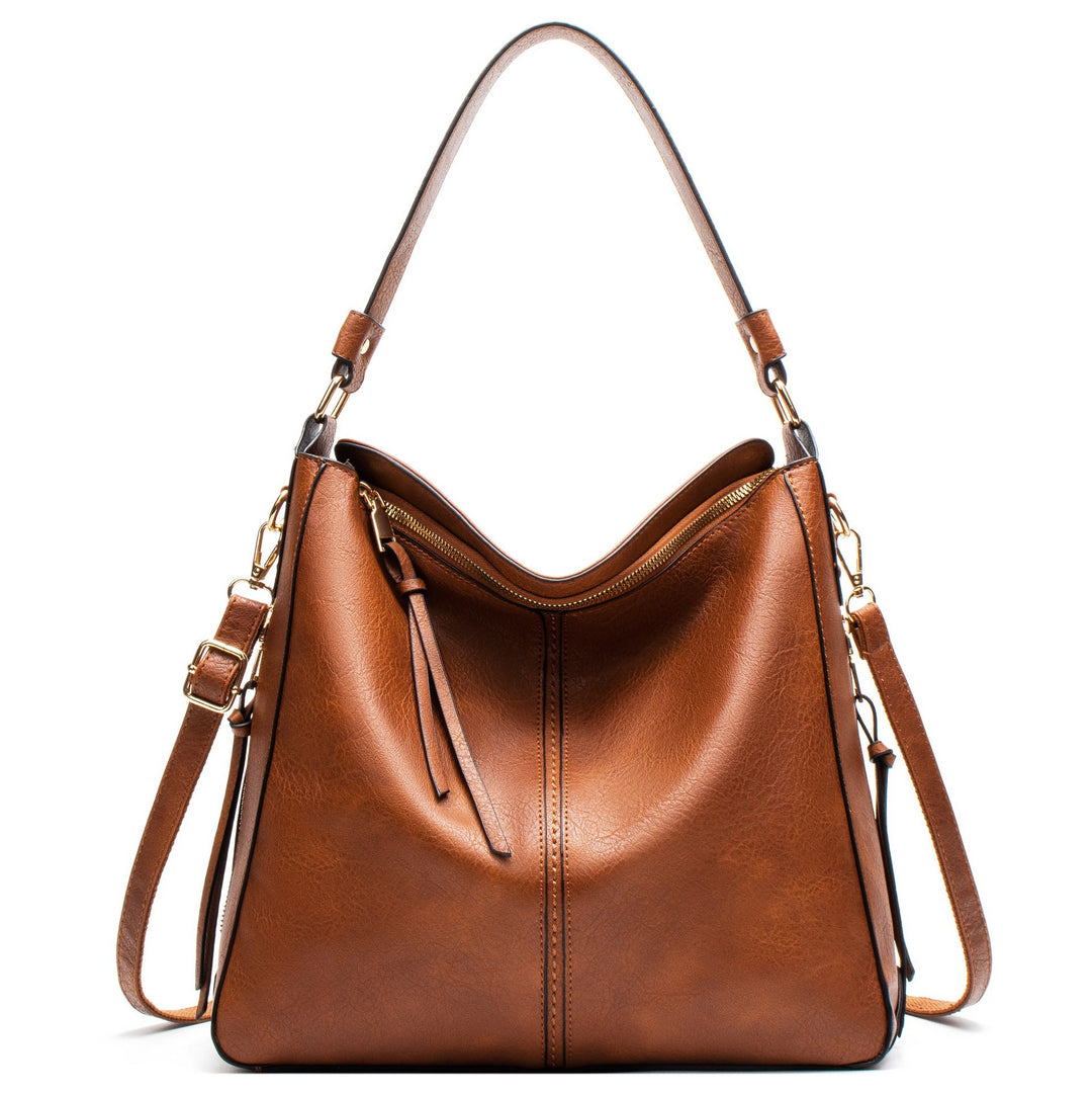 Levoire | Sac Hobo En Cuir Braun