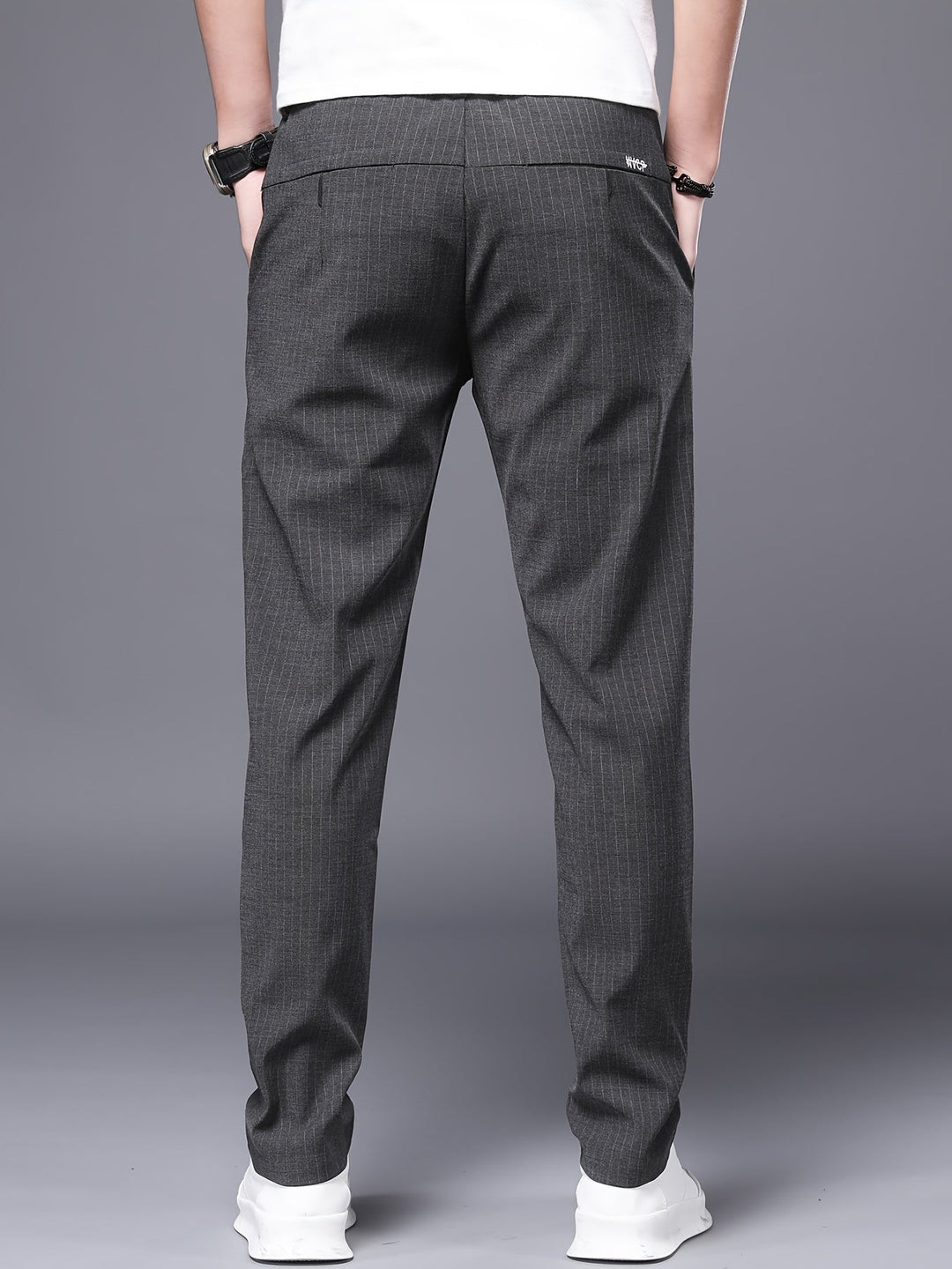 Levoire | Pantalons Stretch Slim Fit À Jambe Droite
