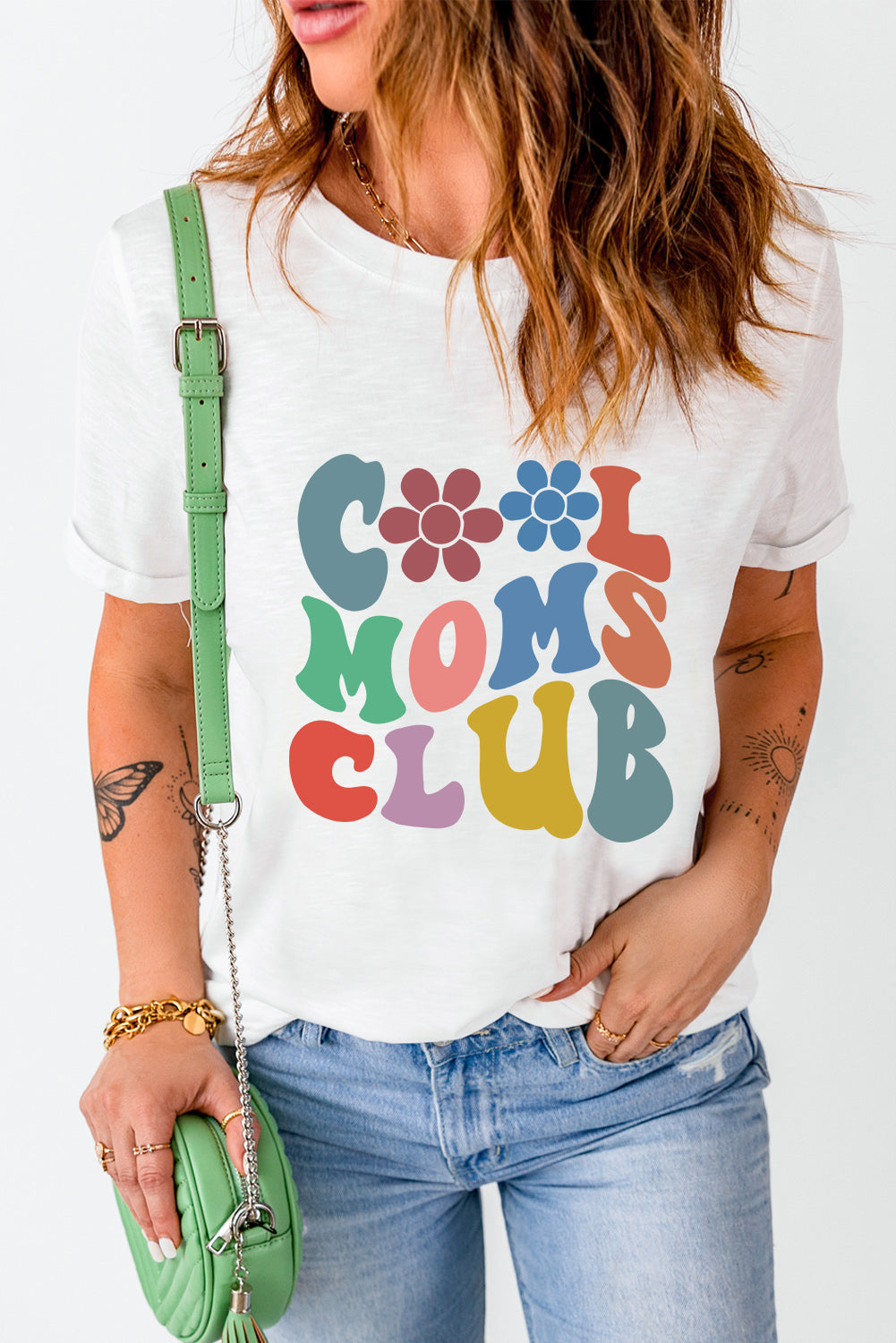 Levoire | COOL MOMS CLUB T-shirt col rond à manches courtes