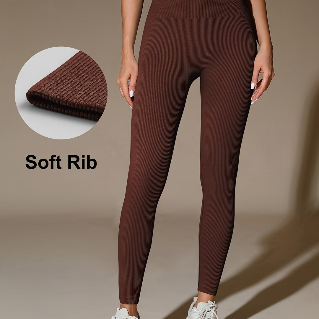 Levoire | Jambe Sans Couture Leggings De Sport Taille Haute Avec Contrôle Abdominal Réglable