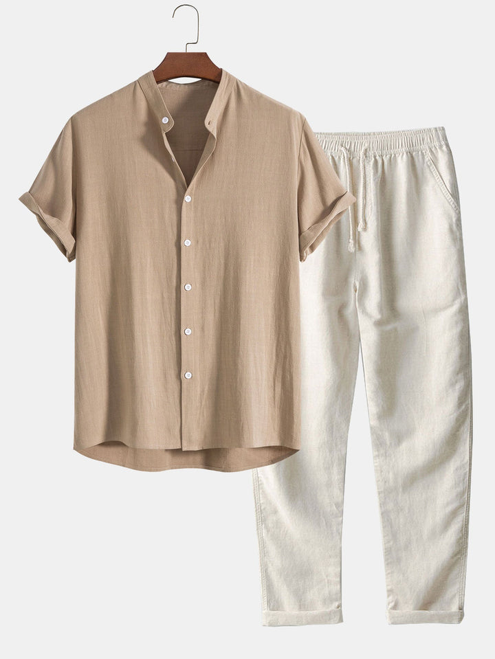 Levoire | Vêtements D'Été En Lin Pour Hommes Braun