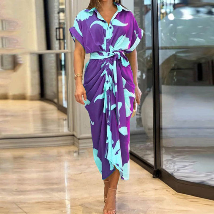 Levoire | Robe En Dentelle Imprimée Lilas