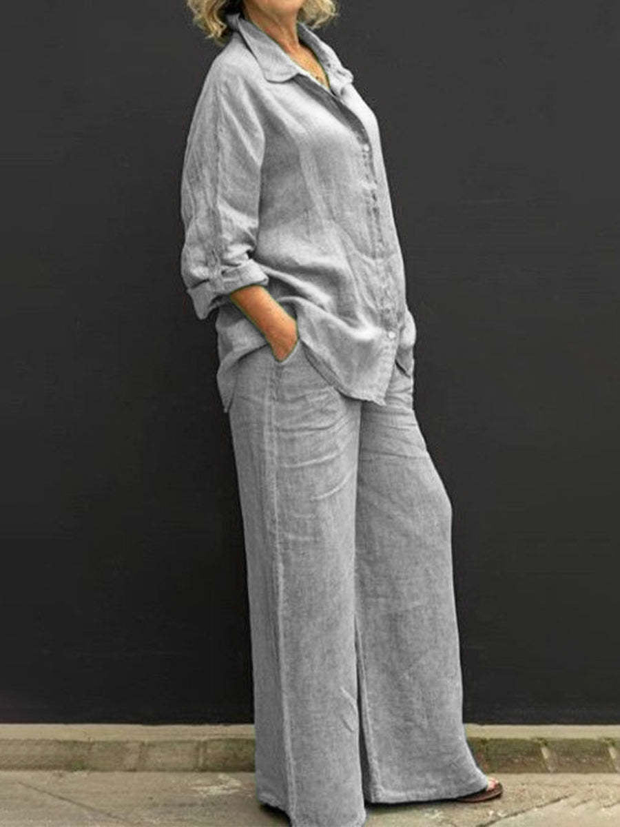 Levoire | Vêtements En Coton Et Lin Pour Femmes Gris clair