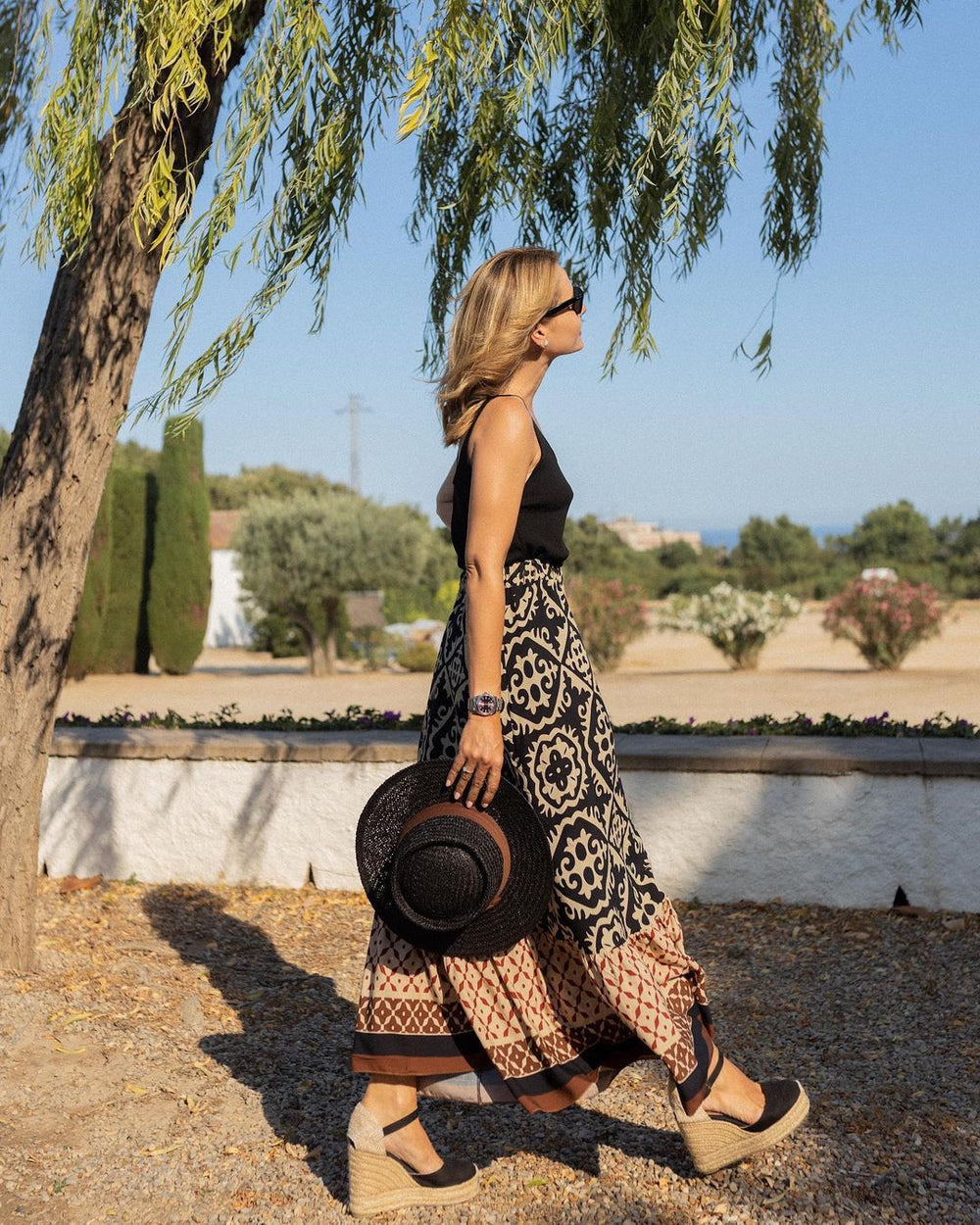 Levoire | Jupe Longue Boho Imprimée