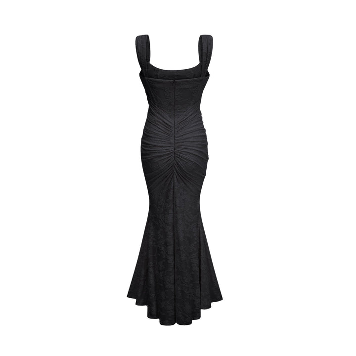 Levoire | Robe Maxi Jacquard Fleurs