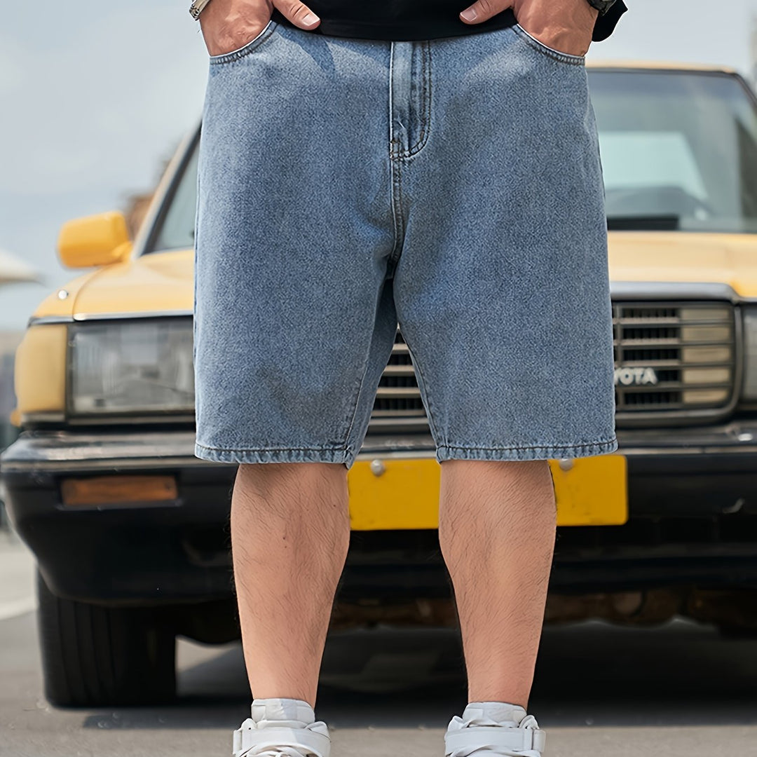 Levoire | Classiques Pantalons En Denim Pour Hommes À Mi-Cuisse