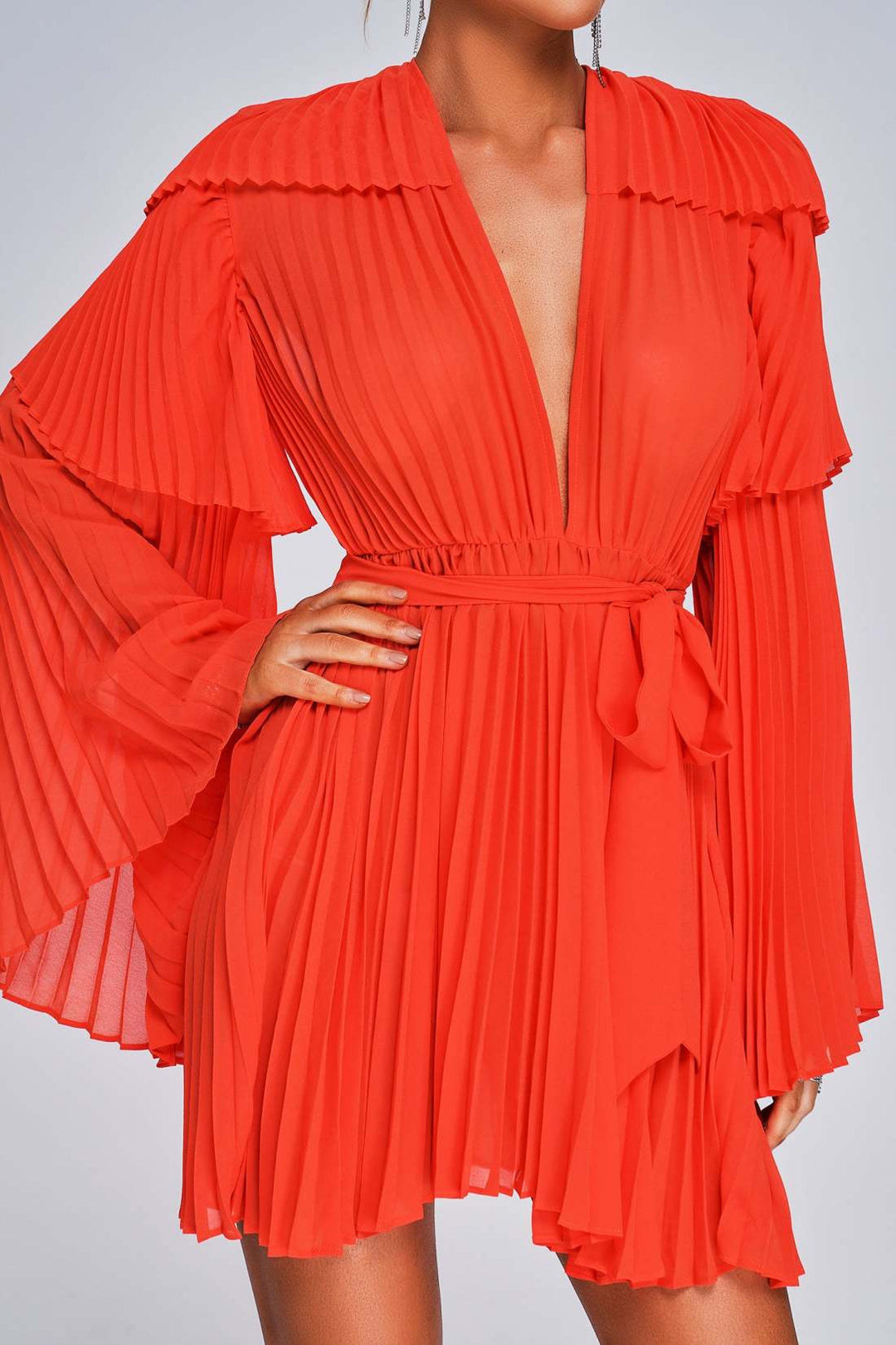 Levoire | Baiser De Kara Plissé Mini Robe