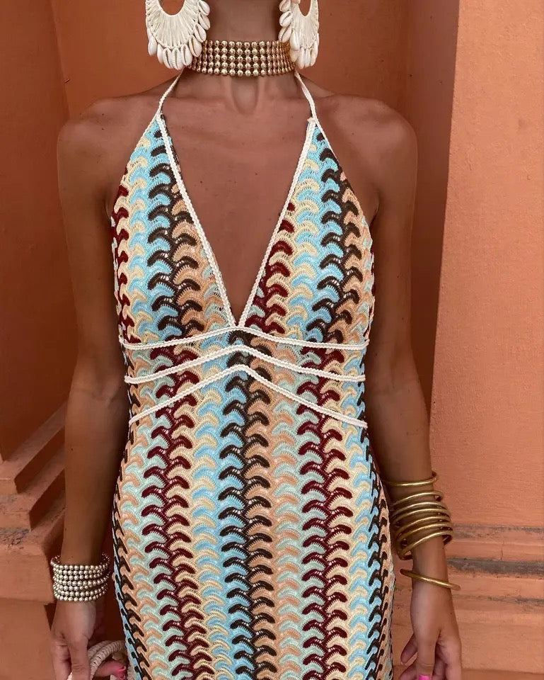 Levoire | Robe Maxi D'Été Avec Motif Au Crochet