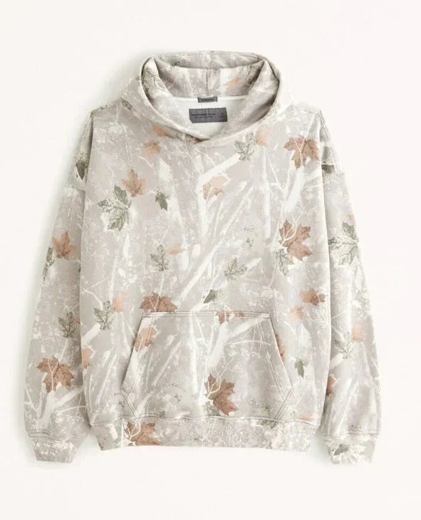 Levoire | Sweat-Shirt À Capuche Camouflage À Manches Longues Avec Poches Helles Tarteaux