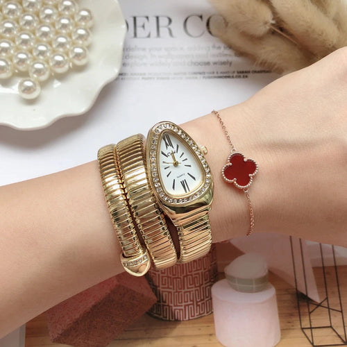 Levoire | Montre Bracelet Enroulée En Or Luxueux