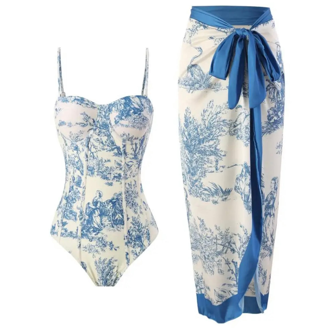 Levoire | Maillot De Bain Ensemble Extravagant Bleu