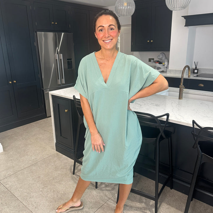 Levoire | Robe Midi Avec Décolleté En V