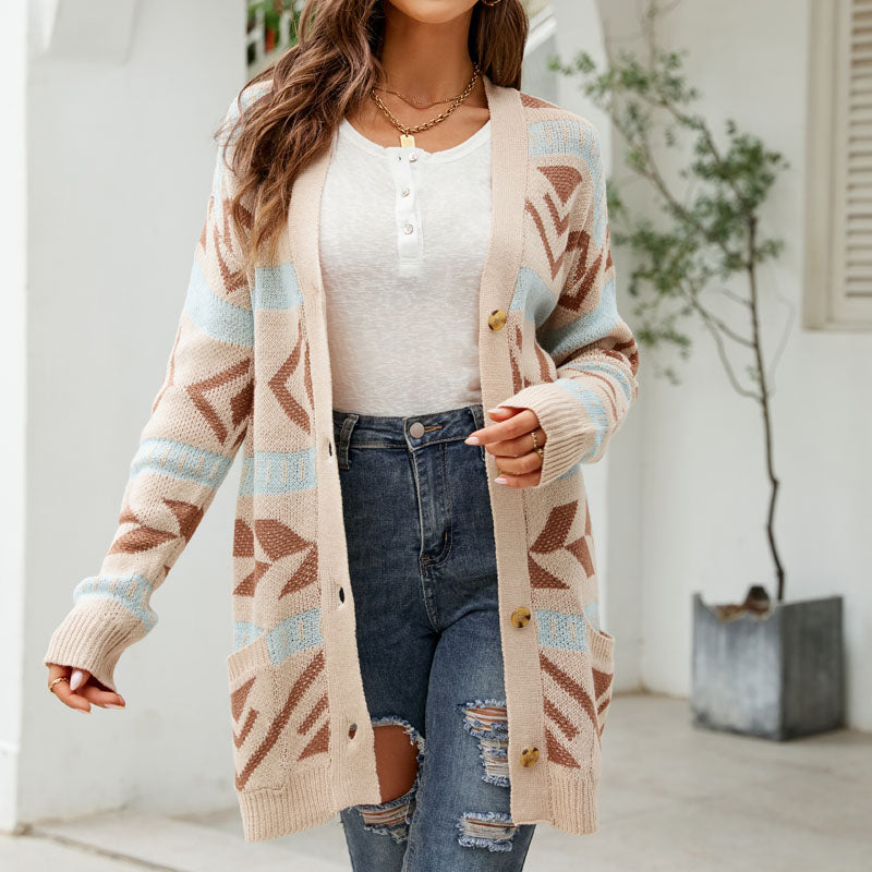 Levoire | Tricoté Vintage Décontracté Beige