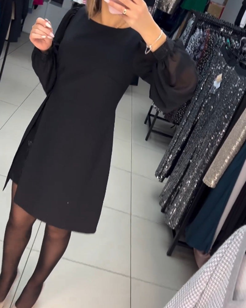 Levoire | Robe Mini Unis Confortable