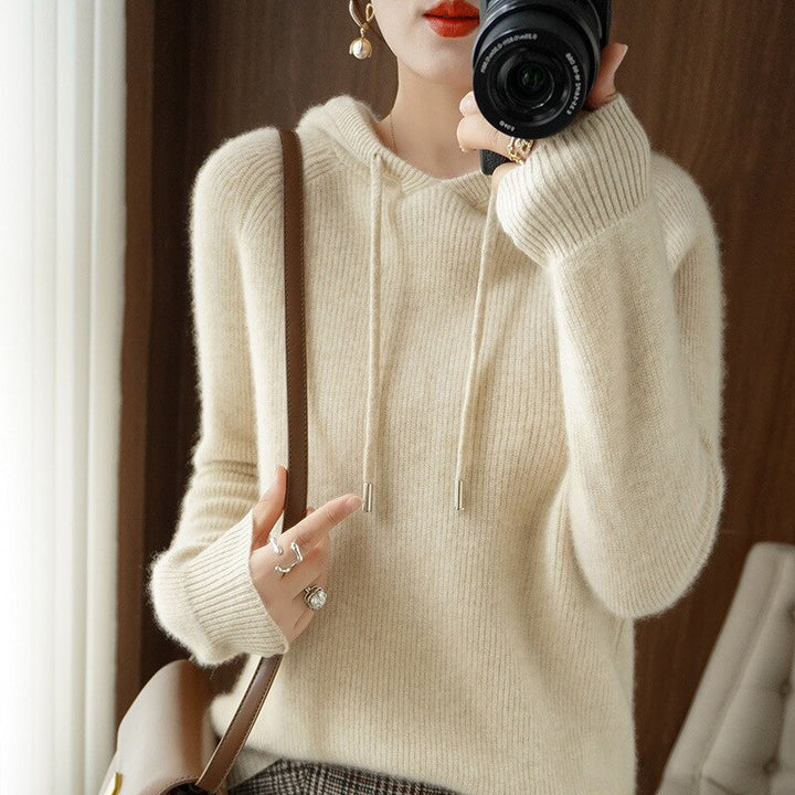 Levoire | Sweat à Capuche Chaud Pour Femme - Hiver Beige