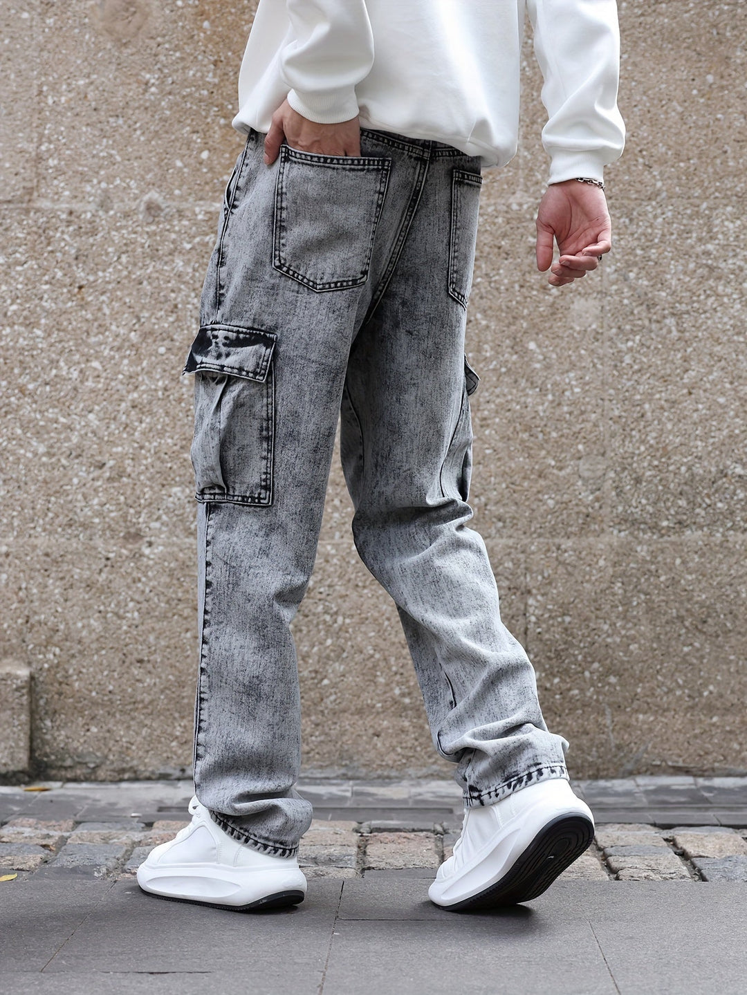 Levoire | Pantalons Baggy Avec Poches À Rabat