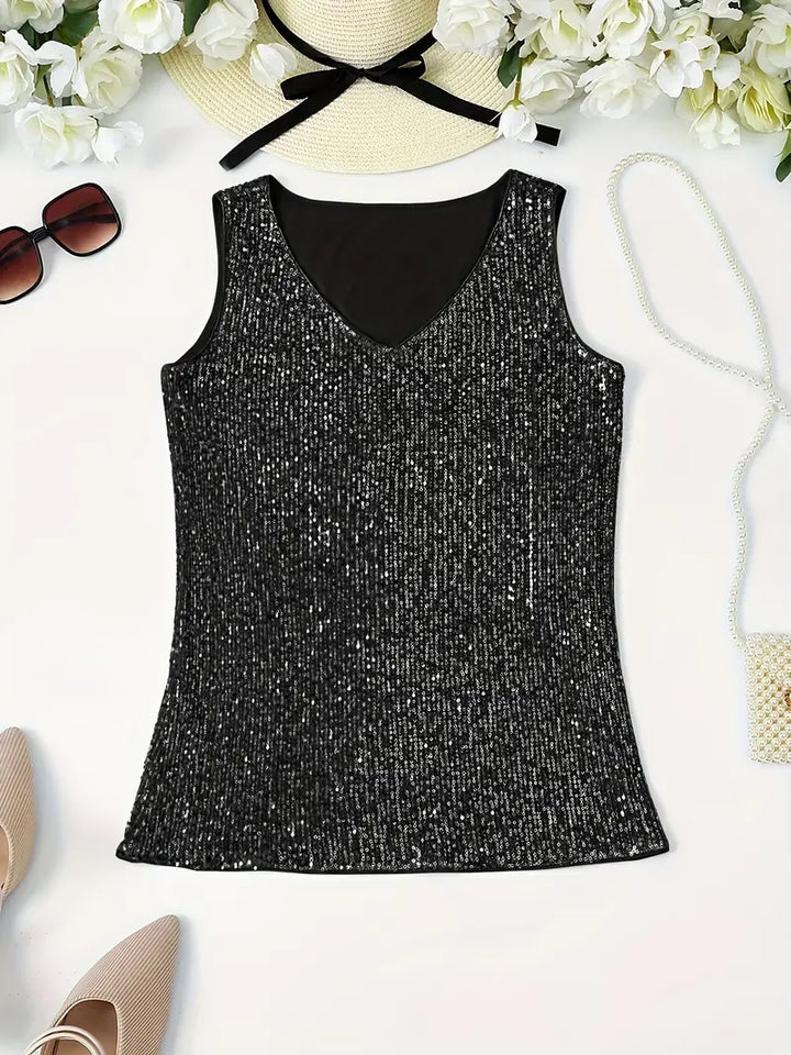 Levoire | Haut De Maillot Sans Manches Avec Des Paillettes