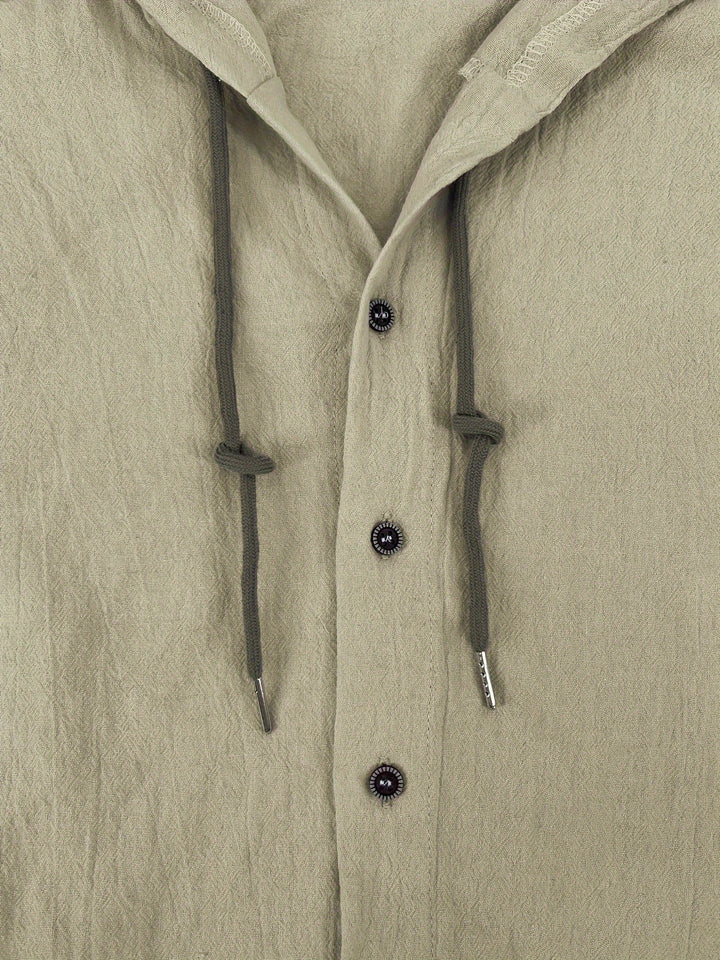 Levoire | Veste Pour Hommes À Capuche En Coton Pur