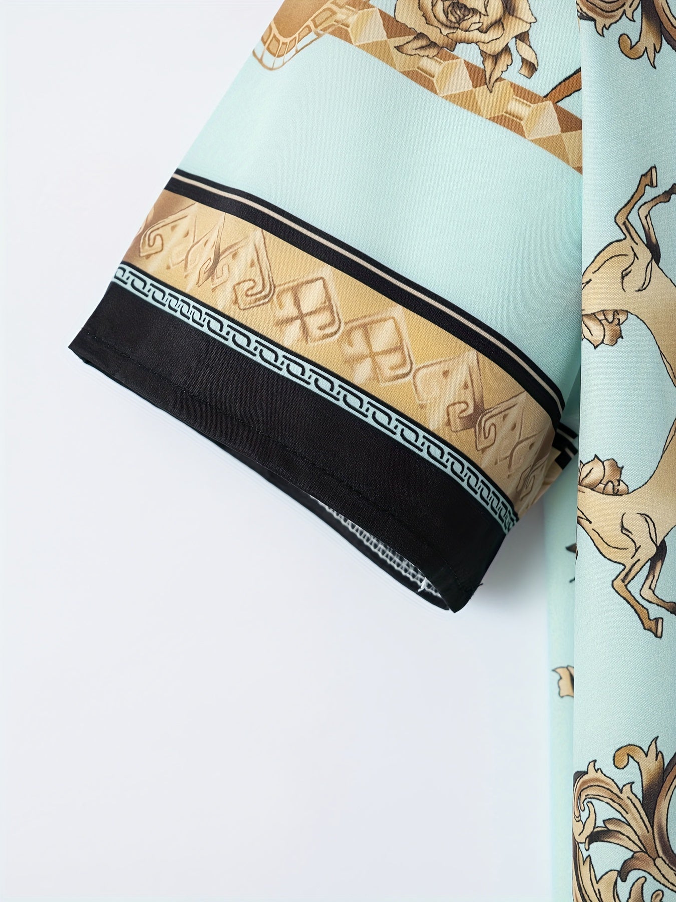 Levoire | 2 Pièces Costume Homme Avec Motif Floral Doré