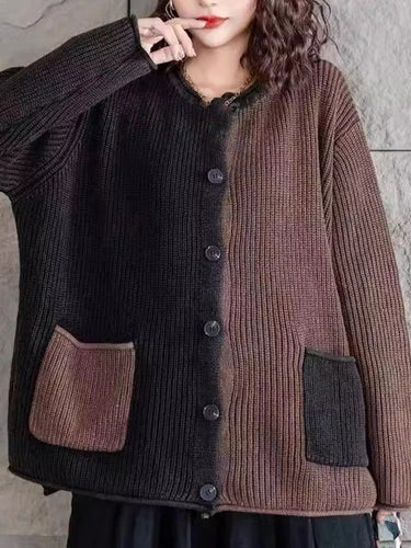 Levoire | Veste En Tricot Oversize Avec Dégradé
