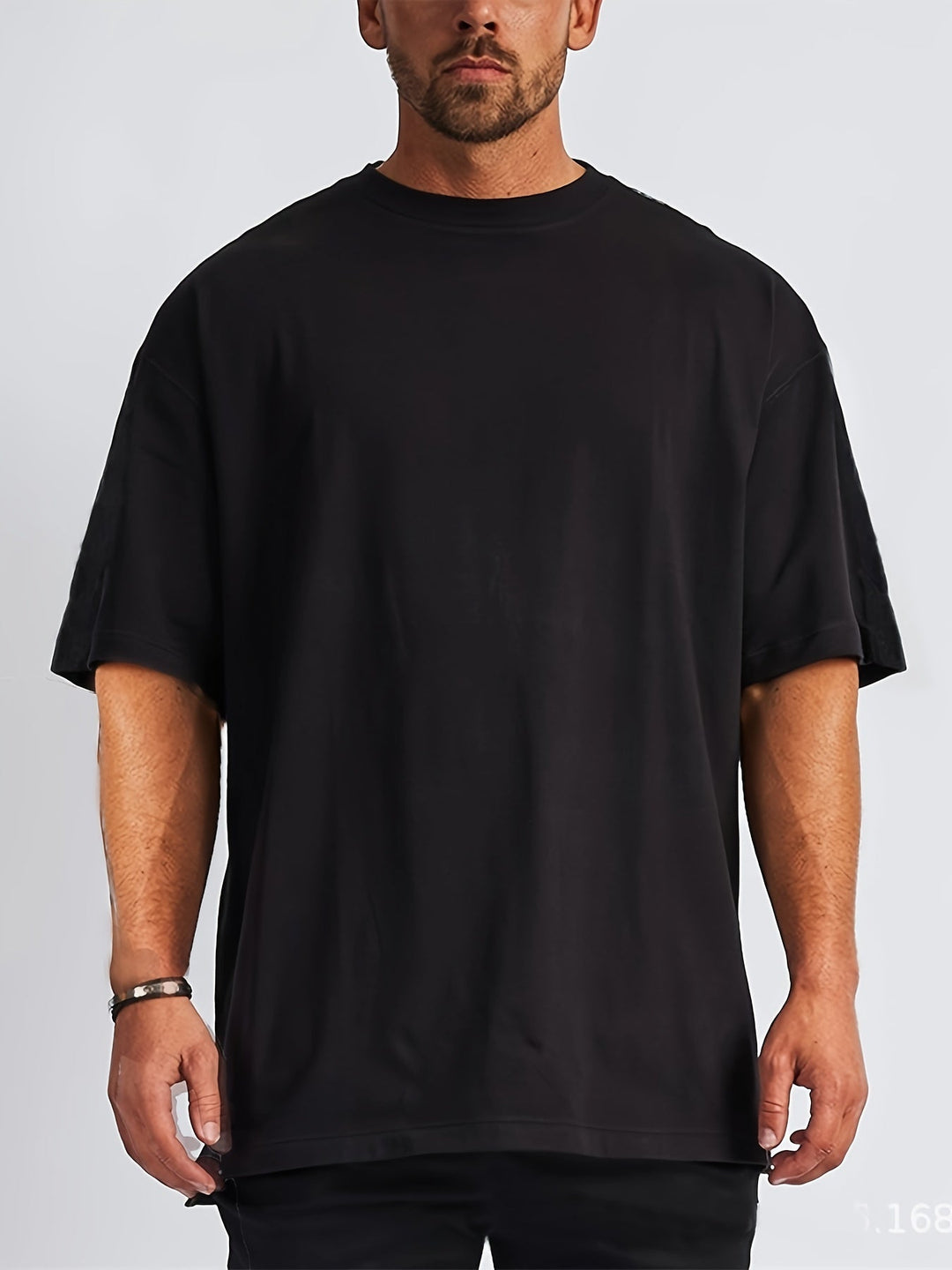 Levoire | T-Shirt En Coton À Col Rond Noir
