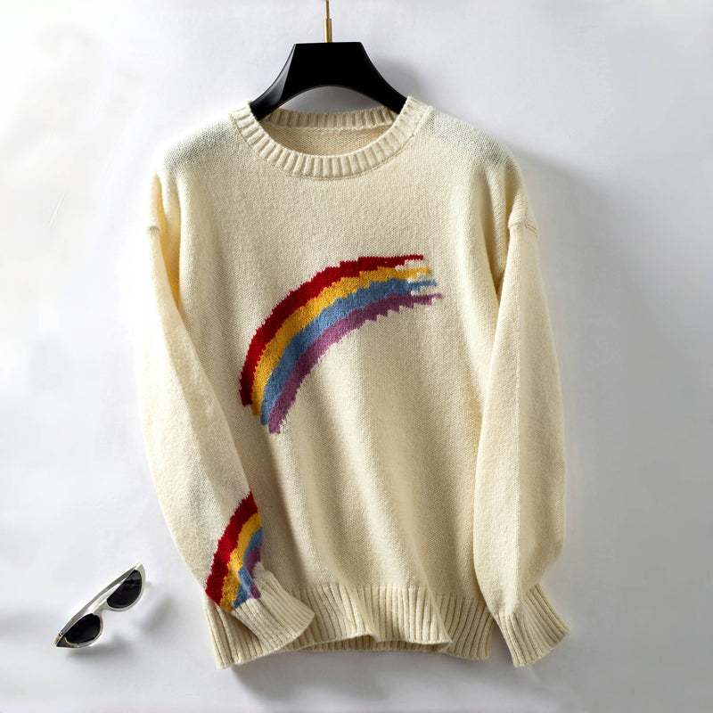 Levoire | En Tricot Arc-En-Ciel Décontracté