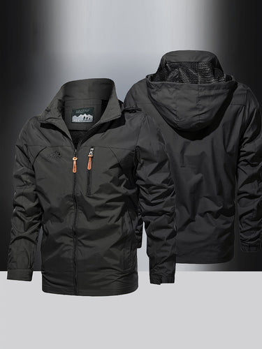 Levoire | Veste Impermeable Pour Hommes Avec Capuche Et Poches